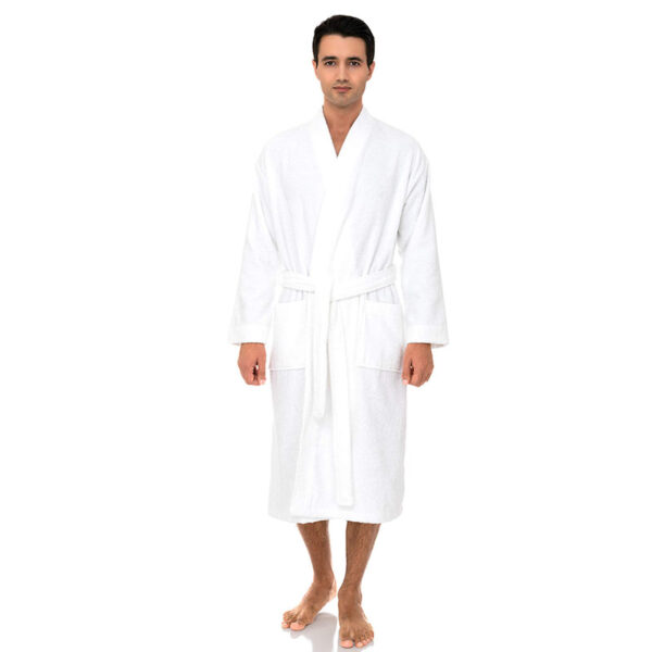 spa dressing gown and slippers
